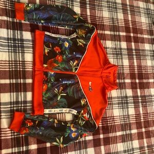 Nike floral cropped sweater: Small
